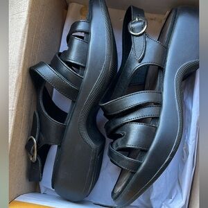 Dansko Black strappy sandals